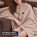 Kocobluza grzewcza USB – elektryczny koc, który zapinasz jak bluzę